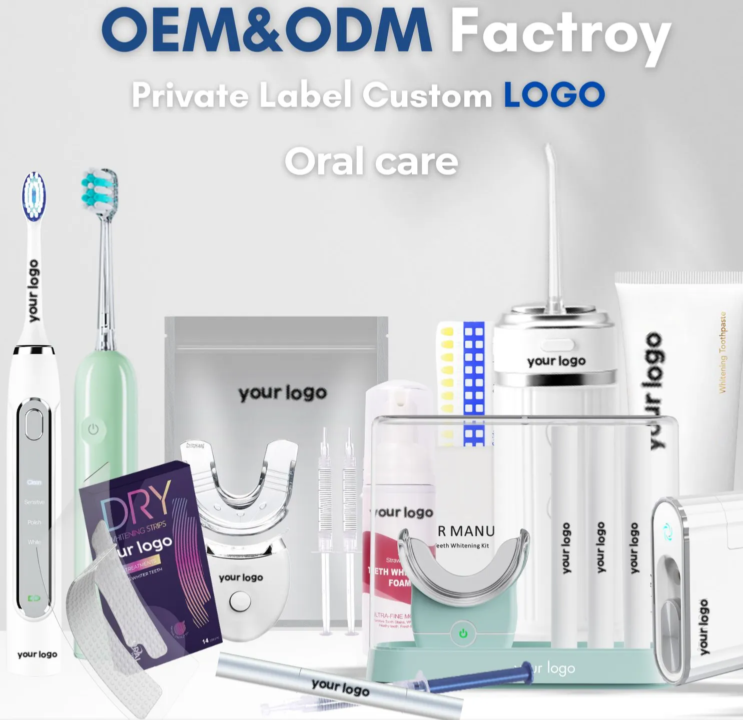 Wholesale Oral Care Products & Private Label Teeth Whitening Kits | OEM/ODM Manufacturer