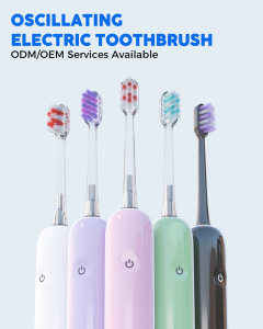 How does an oscillation electric toothbrush work	